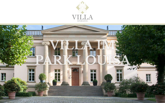 Programmierung responsive Webseite für die Immobilie „Villa im Park Louisa“