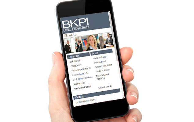 responsive Webseite bkpi-legal