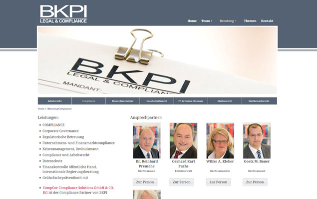 Webseite bkpi-legal