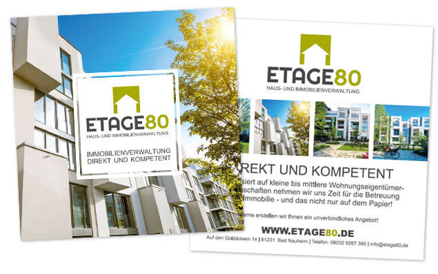 Gestaltung  Flyer