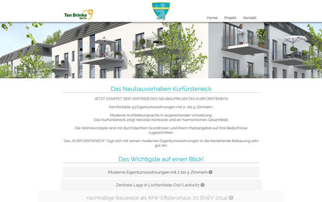 Webseitenentwicklung Immobilien Berlin