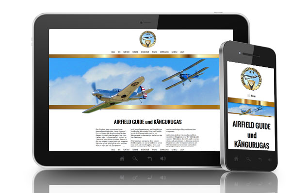 Erstellung der responsiven Vereinswebseite für den Modellflieger Schwalbach a.Ts. e.V.